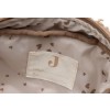 Toilettas fluffy bruin  - Pouch curlé dark hazel
